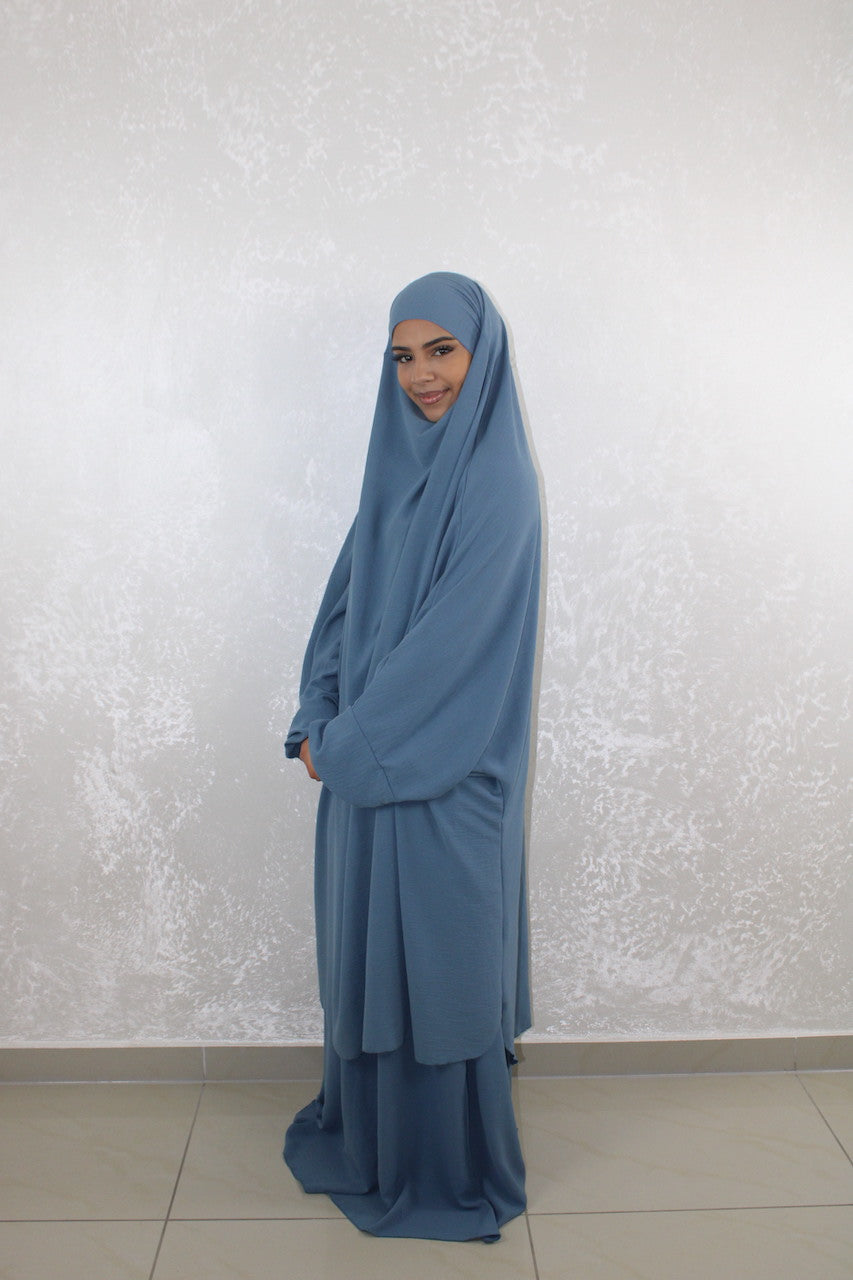 Two Piece Jilbab Jazz - Blue