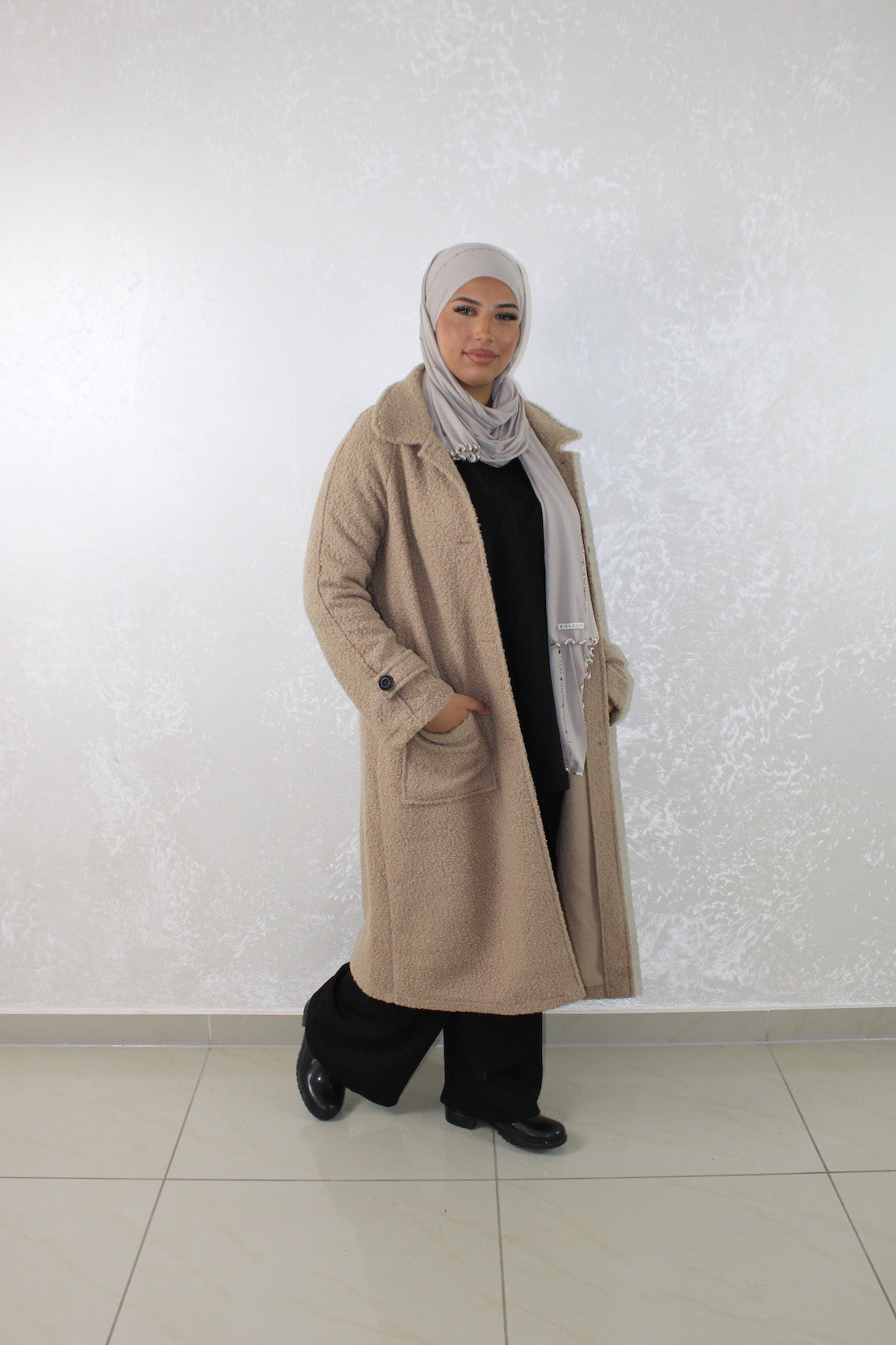 Teddy Coat Beige