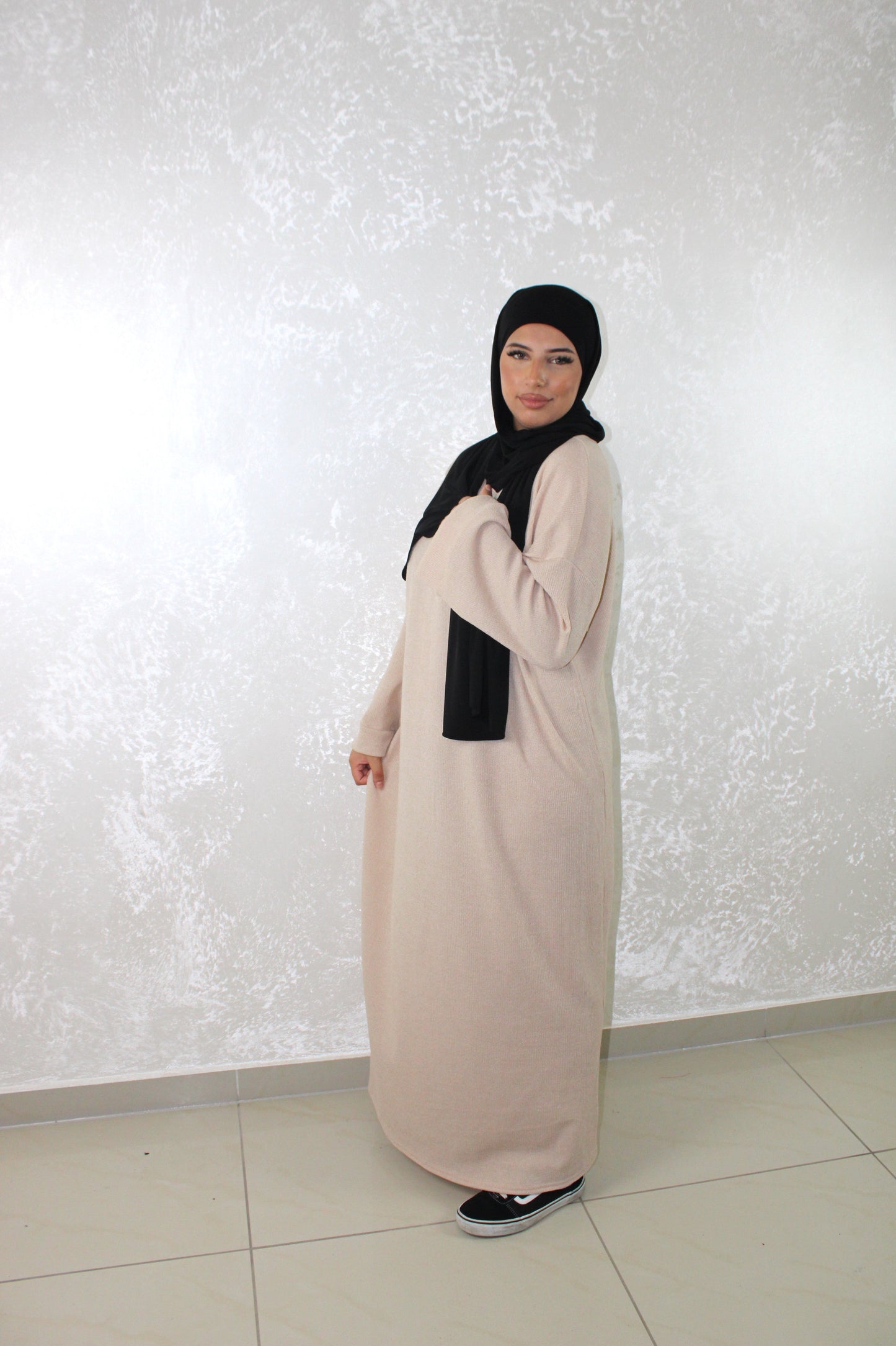 Pullover Dress Beige