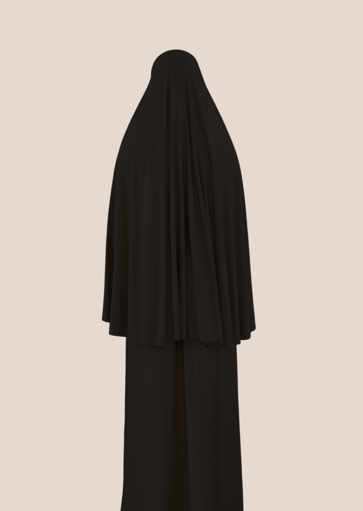 KHIMAAR SET - BLACK
