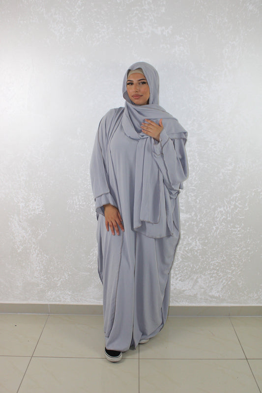 Abaya Arwa Set - Grey