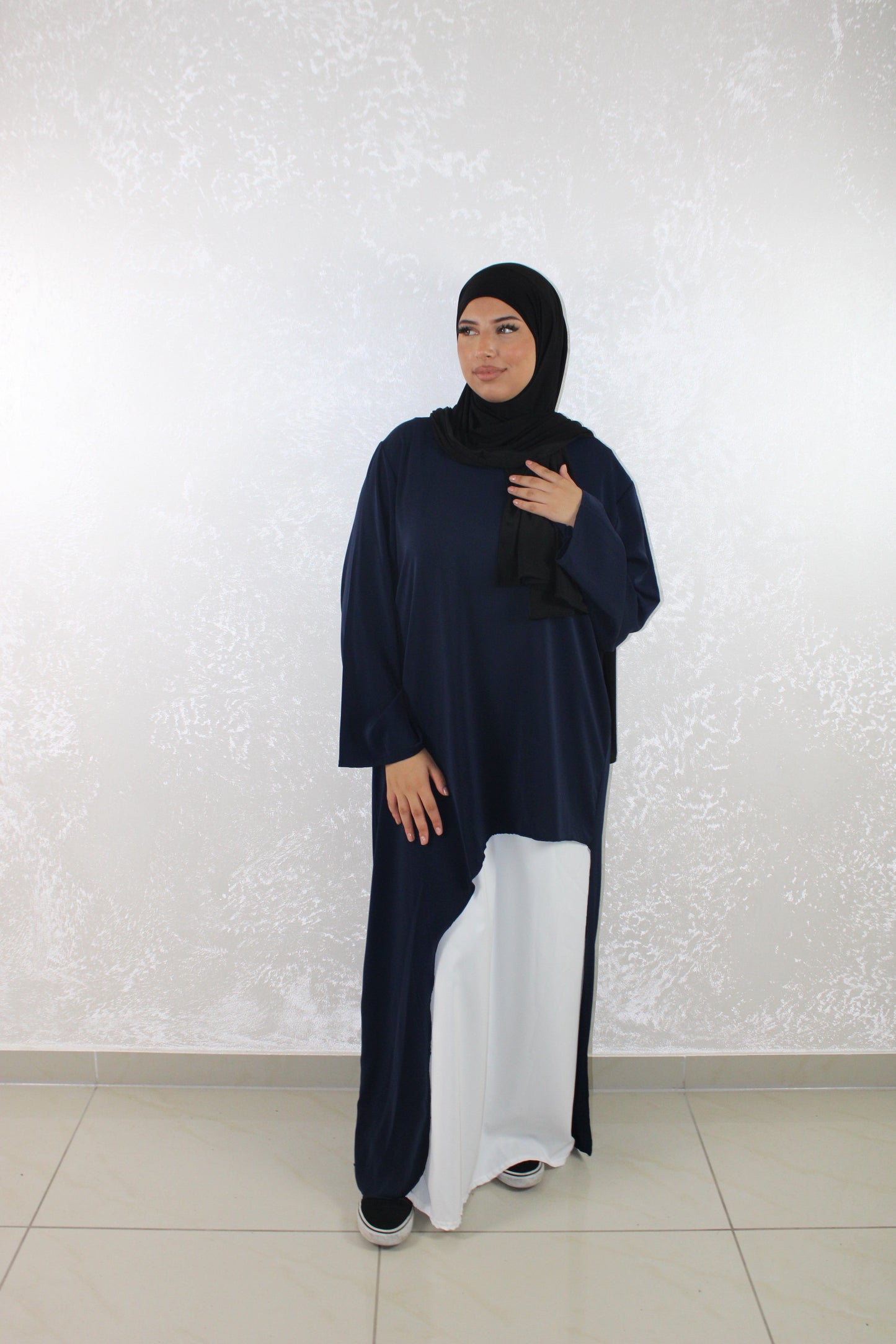 Abaya Aiza Set Navy