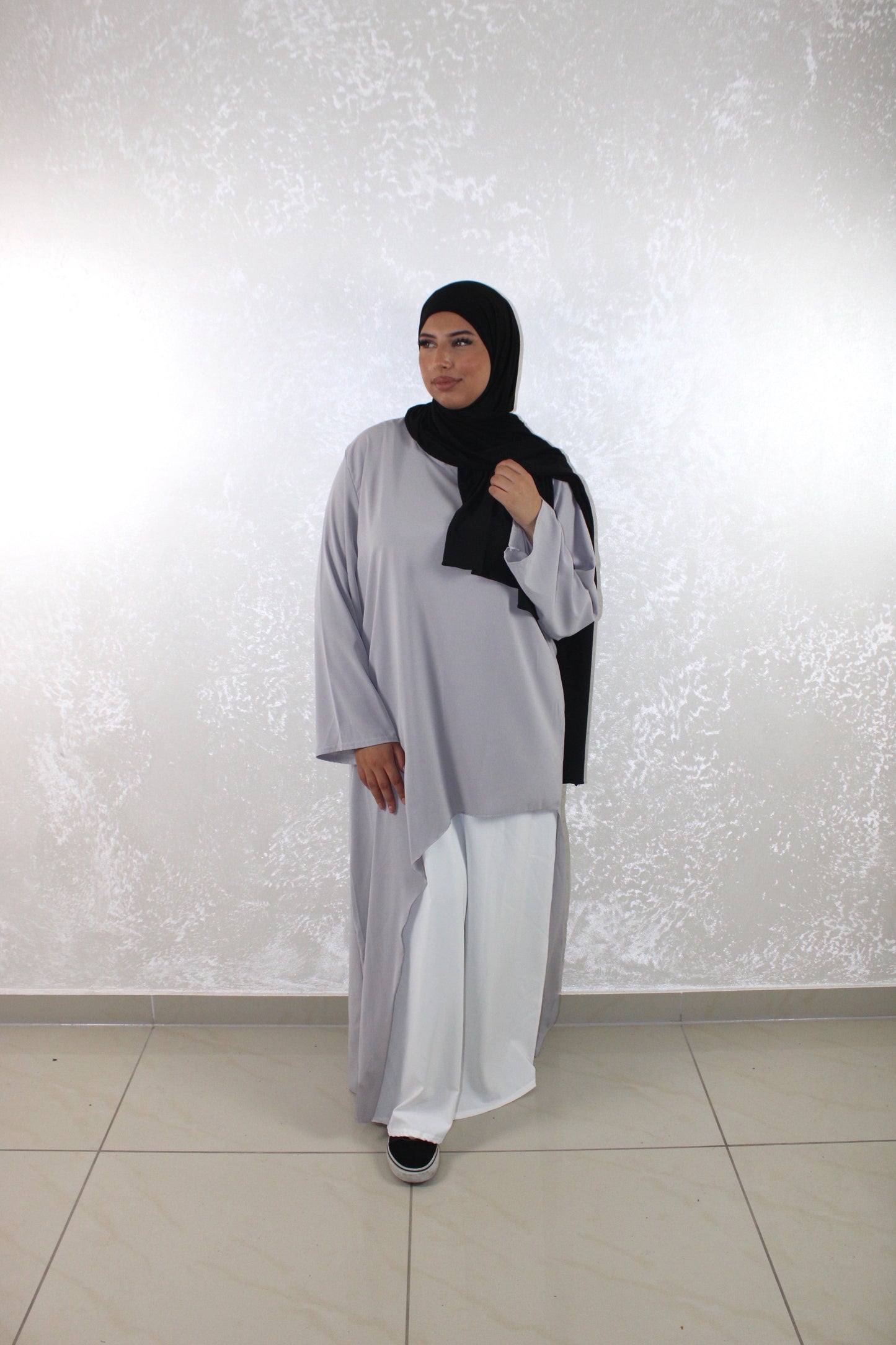 Abaya Aiza Set Grey